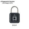 Электронный замок Tuya Bluetooth Fingerprint Padlock Цифровой замок APP Временный пароль удаленно IP67