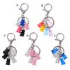 Красочный милый многоцветный медведь подвеска резиновый брелок ювелирные изделия брелок модные аксессуары