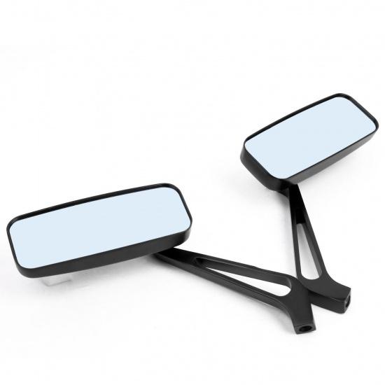 Черный мотоцикл Bobber, прямоугольные боковые зеркала на заказ, крыло для Harley Davidson Sportster 883 1200 XL1200N XL1200C V-Rod