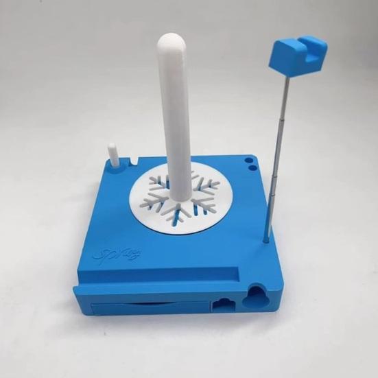 Многофункциональный держатель пряжи-спиннер с подставкой для телефона, съемный органайзер для катушек пряжи, портативная сумка для вязания крючком для любителей вязания