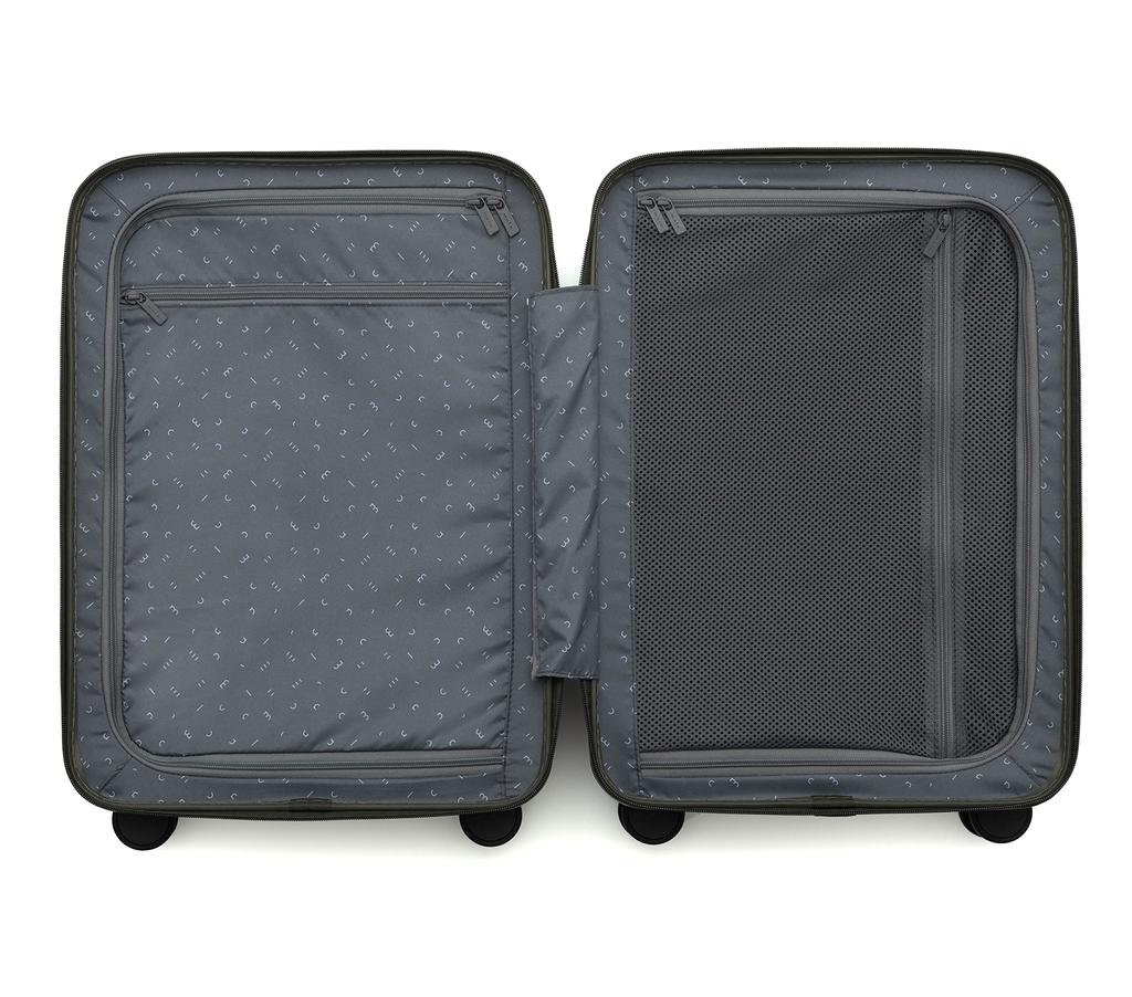 Suitcase Carry Case TSA Lock Zipper Type 33L PC Pocket Moss [Morun] Small+ Carry-on