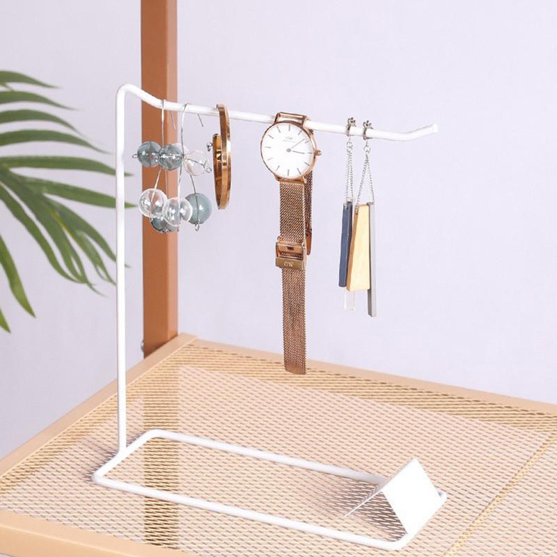 Подставка для демонстрации украшений из железа, настольный держатель для хранения всякой всячины, стойка для украшений для ожерелий, браслетов, сережек, колец, повязок на голову