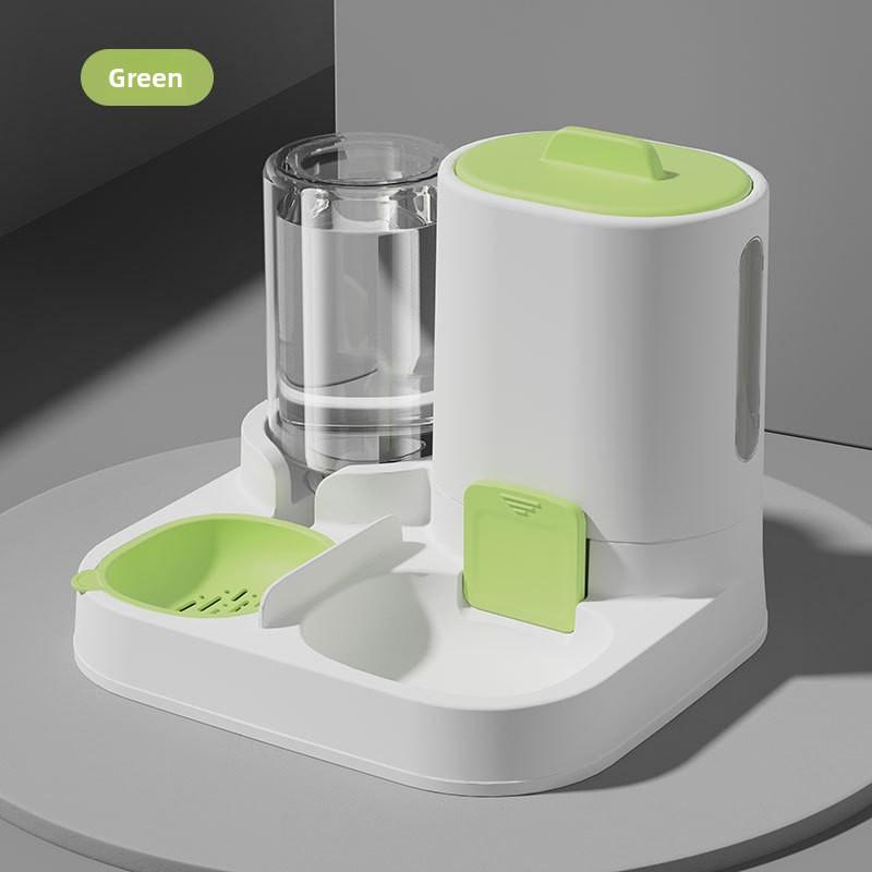 Автоматическая гравитационная поилка-кормушка для кошек, 1 шт. - Непроливающаяся, большая вместимость, цельная конструкция