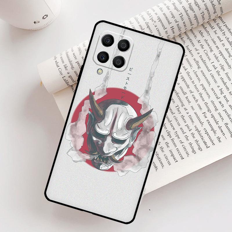 Чехол-маска демона Они Ханья для Samsung Galaxy M31 M11 M14 M34 M54 M12 M32 M52 M15 M13 M06 M16 M36 M56 M53 M35 M55