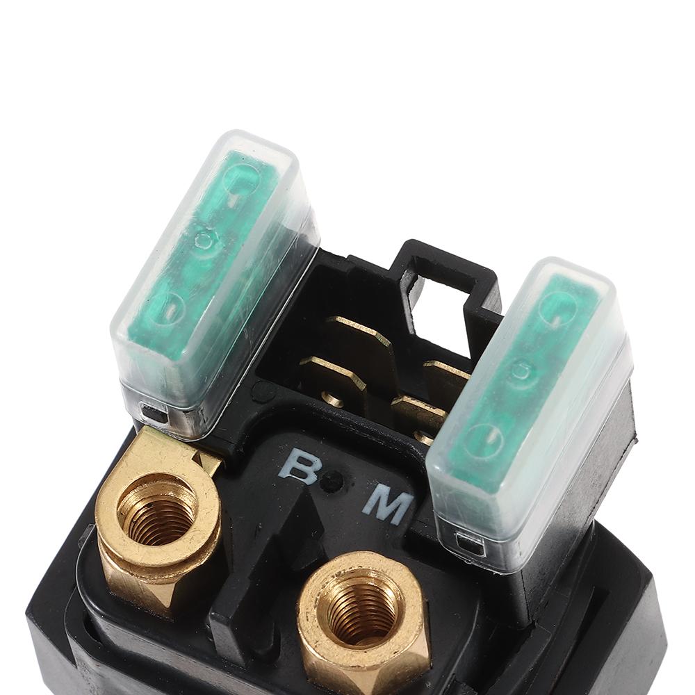 1.97 x 1.77 x 1.50 in Starter Solenoid Relay Black Starter Relay Solenoid  for Raptor
