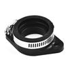 1pcs Carburetor Intake Manifold Adapter Carb Flange Boot Rubber Black New