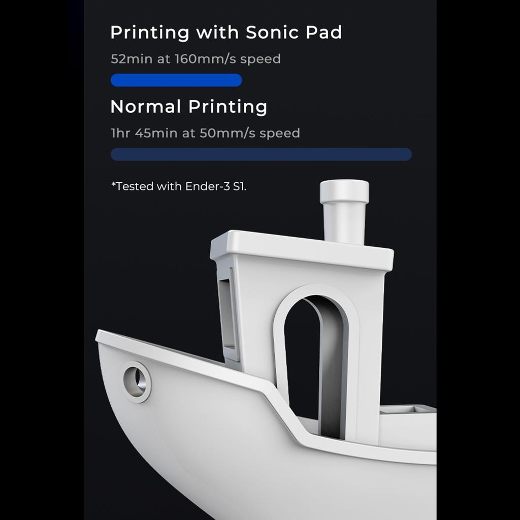 Creality 3D Sonic Pad для FDM 3D-принтера с несколькими интерфейсами 7-дюймовый сенсорный экран ОЗУ 2 ГБ ПЗУ 8 ГБ Интегрированный дизайн