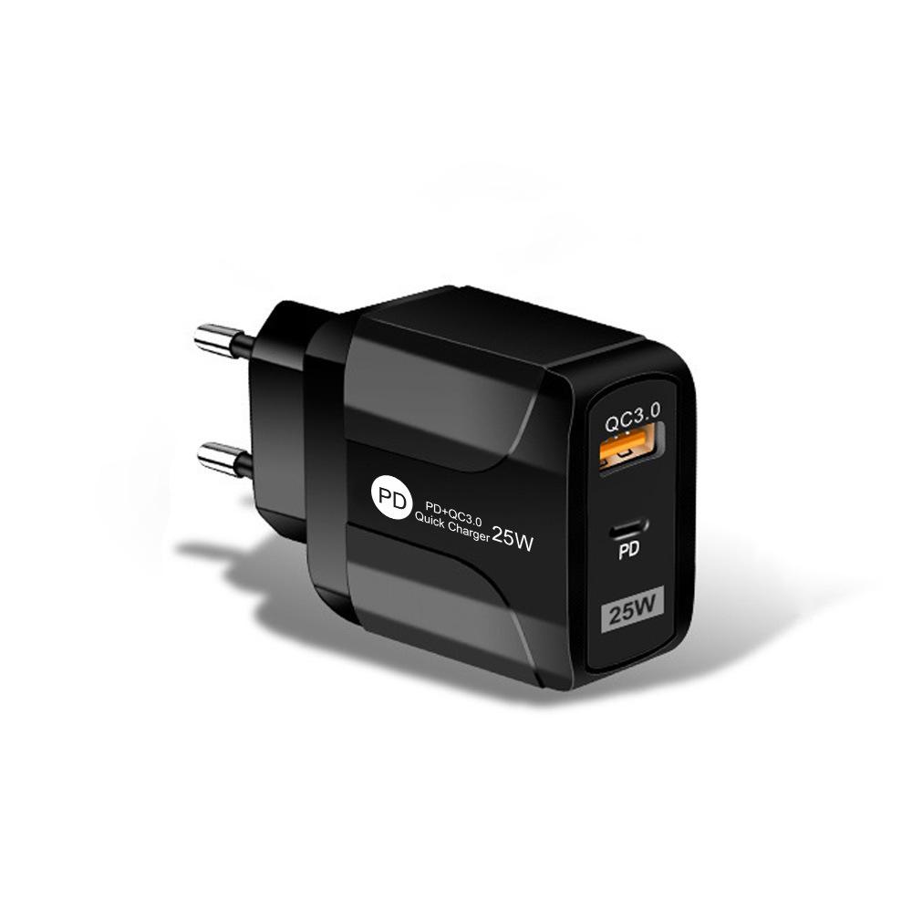 PD33W QC3.0 Многопортовое 65 Вт GaN Быстрое зарядное устройство, 9В/12В, Европейский стандарт