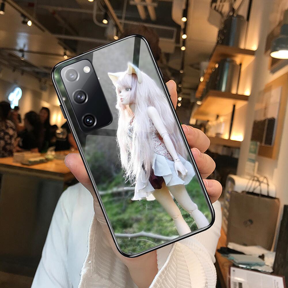 Чехол Krajews Creepy Dolls из закаленного стекла, чехол для телефона SamSung Galaxy S8 S9 S10E S20 S21 S5 S30 Plus S20 fe 5G Lite Ultr