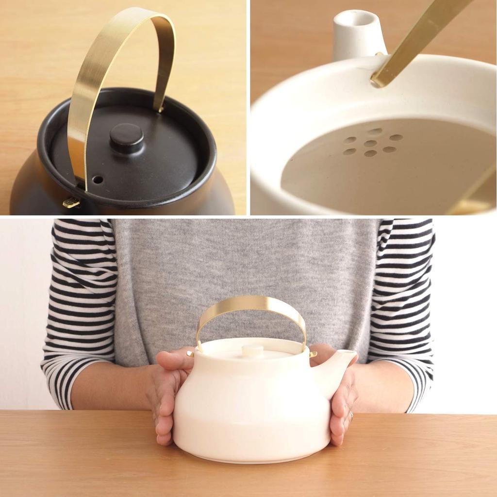 Газовая микроволновая печь Kamoshika Doguten, изготовленная из керамики Banko для открытого керамического чайника, 1 л, совместимая, безопасная, Япония, посуда, латунь, огонь, (Черный Кобури)