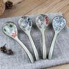 Adults Kids Mixing Ceramic Eating Japanese Style Soup Spoons Cutlery Tableware Kitchen Utensil