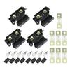 80A Fuse Kit 4 ANS Holder 7x80 AMP Fuse 8 Heat Shrink 8 Cable Lugs for Car Dual