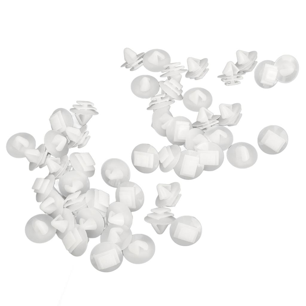 50PCS Car Door Moulding Clip 856540 Abrasion Resistant Replacement for Peugeot 106 206 207 306 307 806 1007