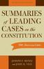 Книга Summaries Of Leading Cases On The Constitution Essential Supreme Court Decision by Joseph F. Menez - Paperback