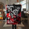 AC Milan Print FlAannel Blanket, High quality Comfortable for All Seasons, Home Decor, Warmth and Comfort