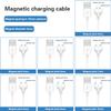 2 Pin Magnetic Charging Cable 8mm center spacing Magnet Suctio USB Power charger for Beauty instrument Smart device