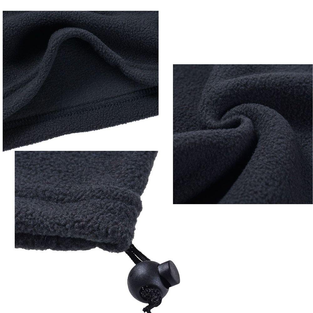 Thermal Warm Fleece Snood Scarf Circle Wrap Neck Warmer Beanie Multifunctional Neck Scarf
