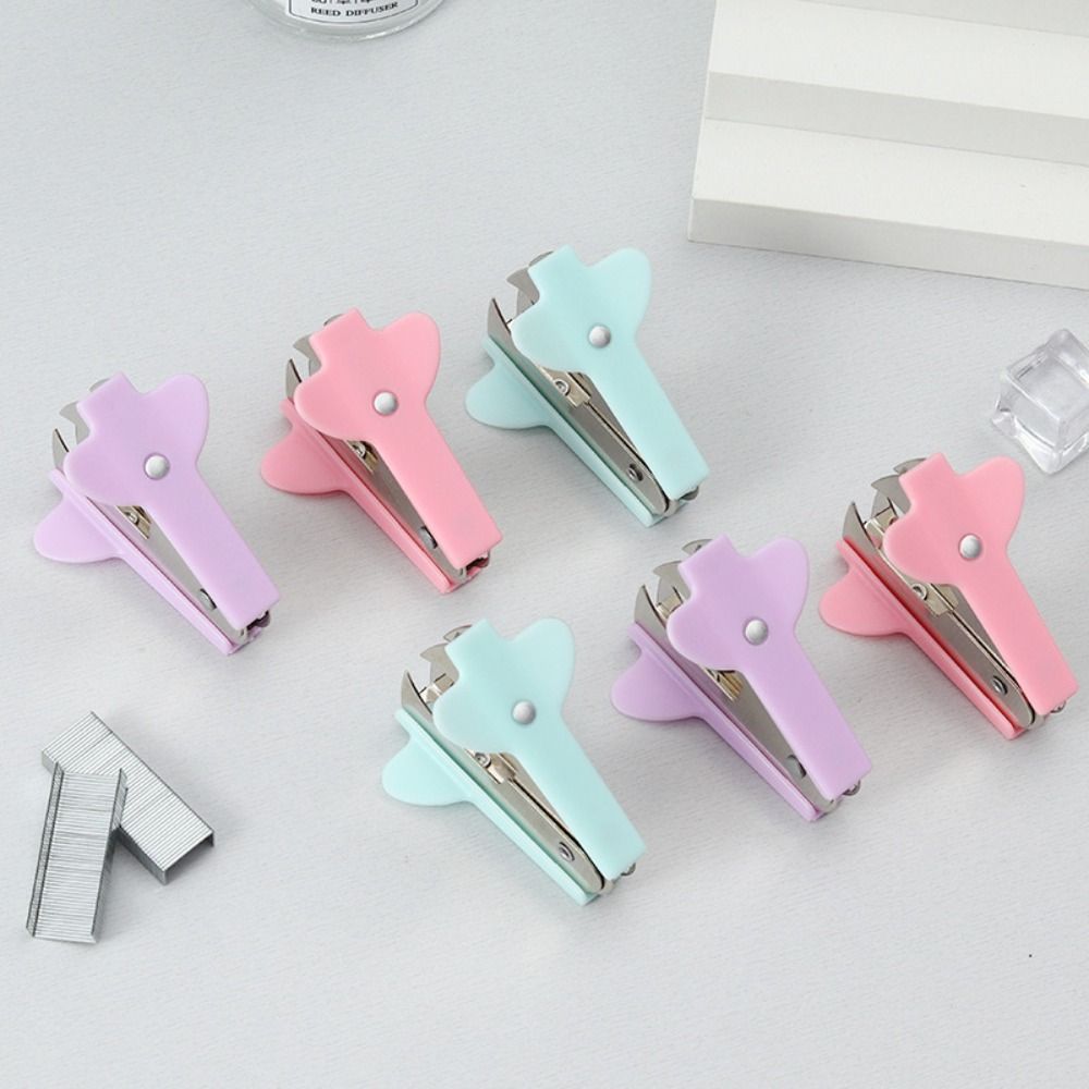 Macaron Color Staple Extractor Multifuntional Staples Puller Mini Staples Remover Stationery