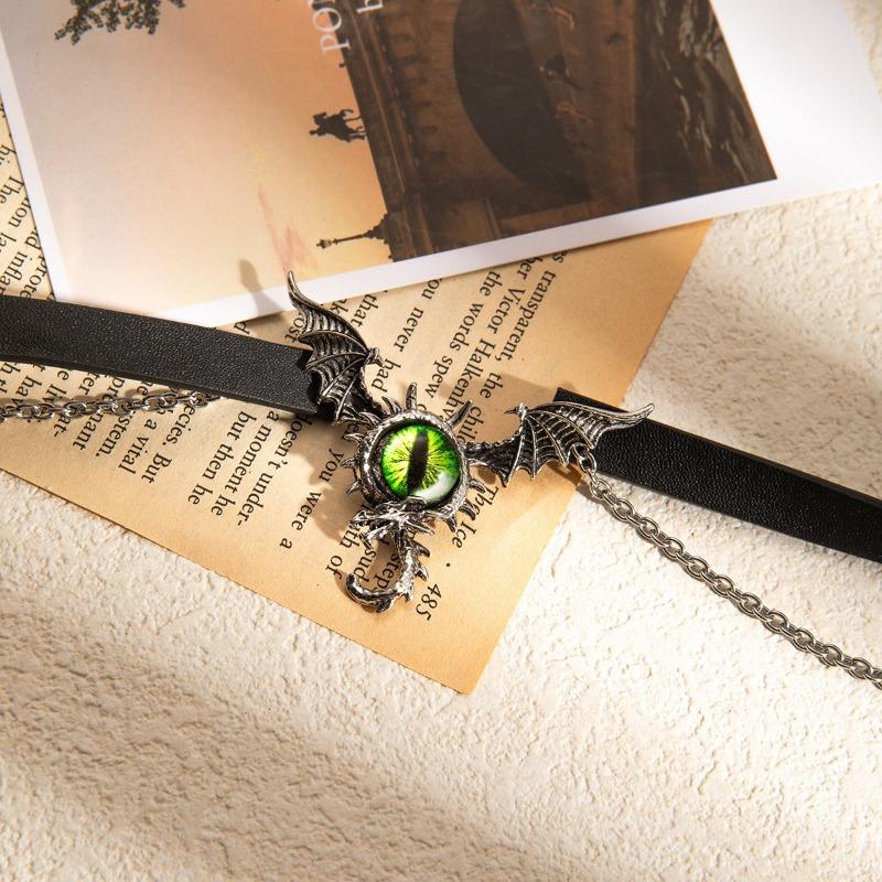 Ожерелье «Глаз дьявола», милое и крутое ожерелье-цепочка для ключиц, модное и универсальное ожерелье