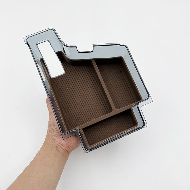 Совместимый стеклянный бокс для хранения в центральной консоли для Volvo S90, XC60, XC90, V90, S60, V60