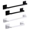 Multifunction Wall Mount Towel Rack Single Bra Self Adhesive Pot Lid Holder Non-Drilling for Kitchen Bathroom Hanging Shelf