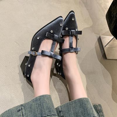 Мода Новый Стиль Мода Женская Обувь Ретро Обувь на Плоском Каблуке для Женщин Квадратный Носок Мода Мэри Джейн Одинарная Обувь Лоферы Zapatos Mujer