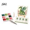 Christian Home Decor DIY Sea Glass Mosaic Art Kit, 3D Forest Animal Craft Set with Religious Birthday Present Colorful Pieces for Adults Beginners,
