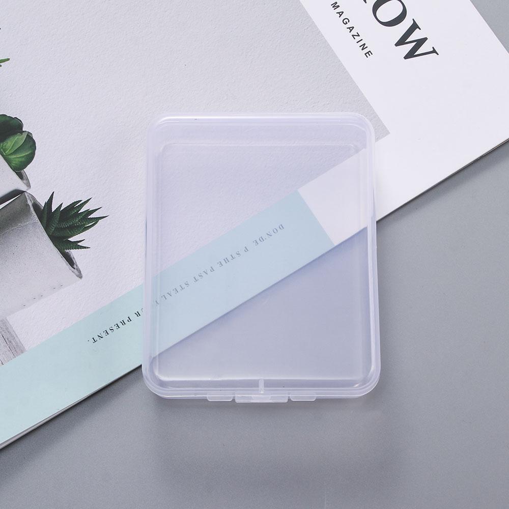 Dustproof Face Masks Portable Mask Storage Case Transparent Powder Puff  Case Storage Box