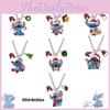 Cross-border New Christmas Pendant Cartoon Star Baby Stitch Necklace Anime Peripheral
