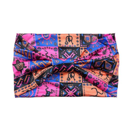 Boho Headband Head African Ethnic Style Wide Scarfs Headwrap Fashion Accessories