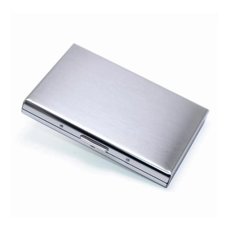 Credit Card Case Wallet Men Women Business Multifunction Slim Wallet Stainless Steel Card Holder 6 Cards 8 Cards 10 Cards