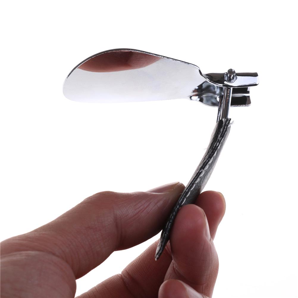 12*3,5 см рожок для обуви из нержавеющей стали складная ручка из искусственной кожи прочный рожок для обуви