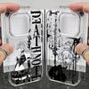 Чехол для телефона Аниме D-Death Note Для iPhone 17 16e 16 15 14 13 12 11 mini Pro Max X XR XSMAX 8 7 Air Plus Прозрачный Мягкий Чехол