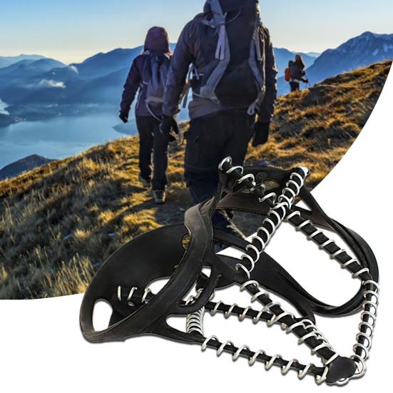 1 пара кошек с чехлом для льда, нескользящая, высокоэластичная, для ходьбы, для скалолазания