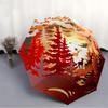 1pc Forest Scene Folding Umbrella, Durable, Suitable for Outdoor Activities or Rain, Suitable for Commuting yy251027089