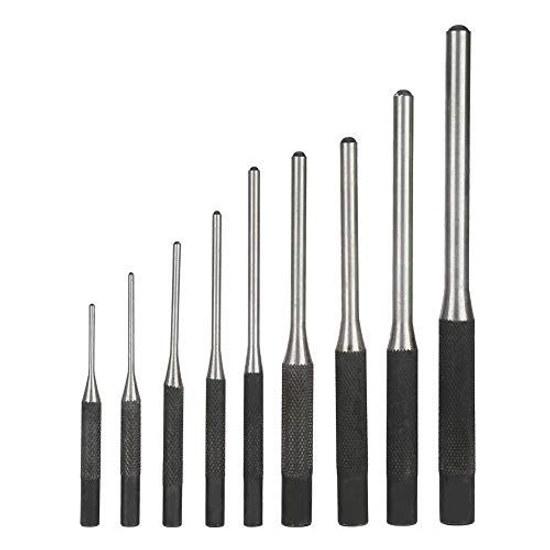 Roll Pin Punch Set 9 Pieces Professional Repair Tool Kit Carry Bag Watch Jewelry Craft
