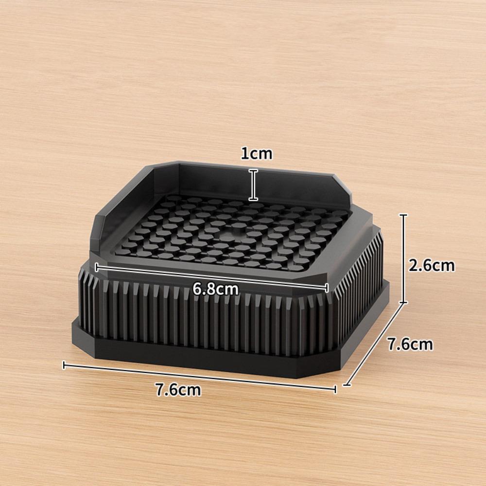 Профессиональная сверхпрочная мебельная ножка Нескользящая регулируемая подставка для подъема кровати Квадратная опора для стиральной машины Холодильник