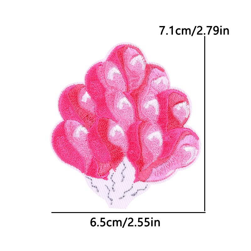 Lips Love Heart Patch Cartoon Embroidery Patch DIY Iron On Patches For Clothing Thermoadhesive Patches On Clothes Sewing Sticker