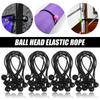 Fixed Fixing Securing Backpack Accessories Loop Cord Elastic Rope Bungee Cord Black Ball Bungee