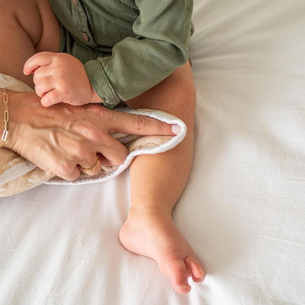 Aiden and Anai, аутентичный японский набор из 4 пеленок для новорожденных, предотвращающих ночной плач, марлевые детские пеленки Safari Dreams из органических материалов ASWO40008 120 x