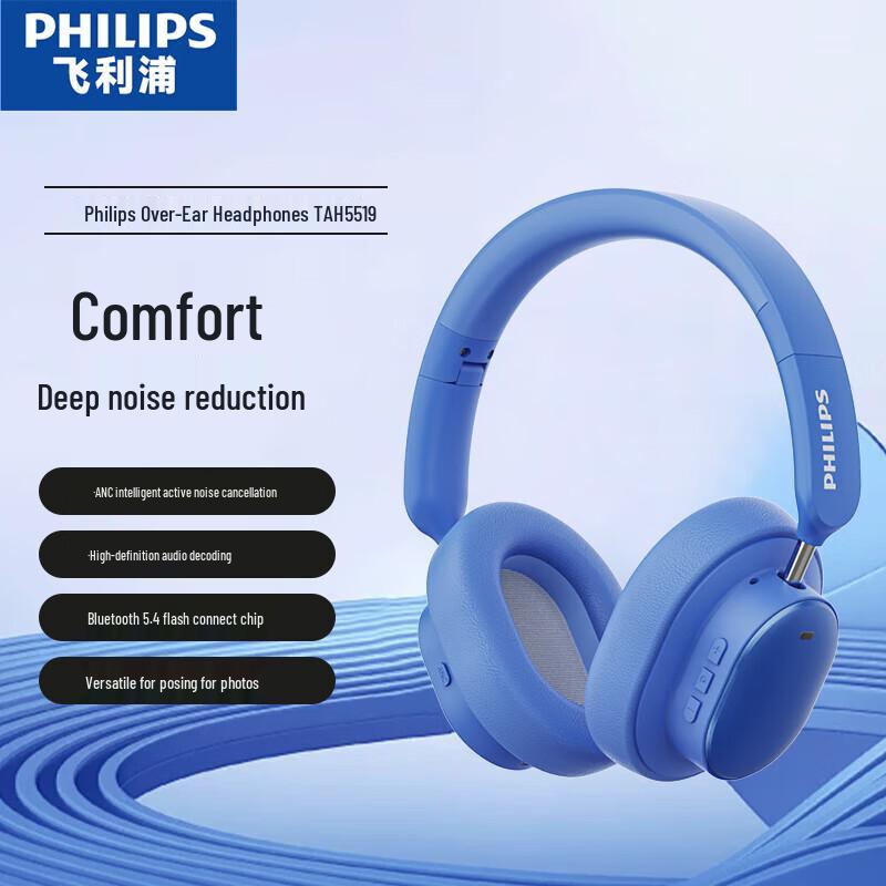 Philips Беспроводные наушники с шумоподавлением Bluetooth TAH5519