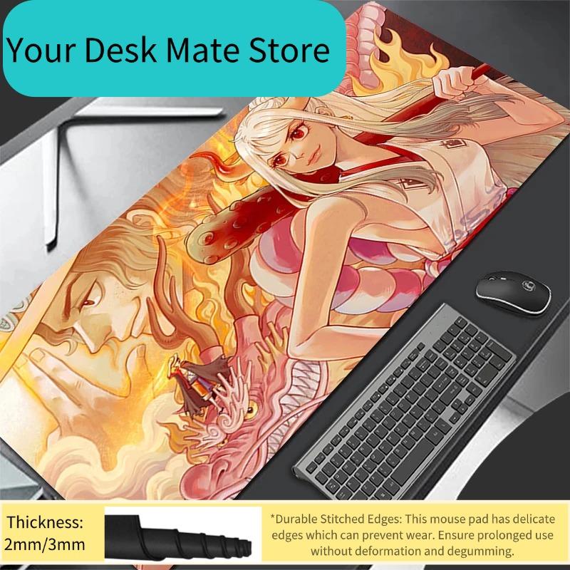 New Mouse Pad Larger XXL Speed Mini Pc Computer Keyboard Pads Desk Mat Gaming Accessories Home One Piece Yamato Mousepad