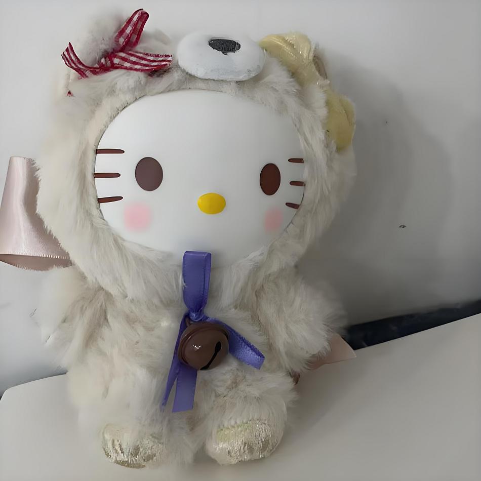 New Sanrio Characters Fox I Sland Blind Box Cinnamoroll Plush Pendants Surprise Box My Melody Blind Boxtoy Gift