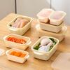 Контейнеры для хранения свежих продуктов, пригодные для микроволновой печи, Прозрачный контейнер для хранения продуктов, Герметичный пластиковый контейнер для еды, Для дома