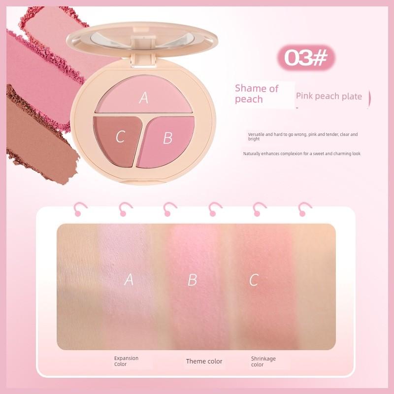 Expanding Color Blush, Highlighter, and Contouring Three-In-One Blush Palette 2026 New Hot-Selling Authentic Official Flagship Store