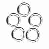 Stainless Steel Fishing Split Rings High Strength Fishing Rings Fishing Solid Rings  Sea Fishing