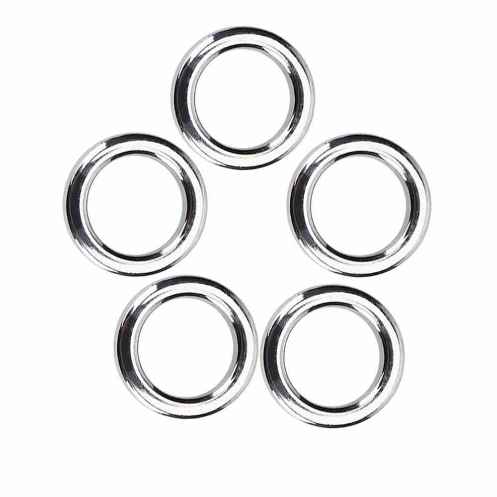 Stainless Steel Fishing Split Rings High Strength Fishing Rings Fishing Solid Rings  Sea Fishing