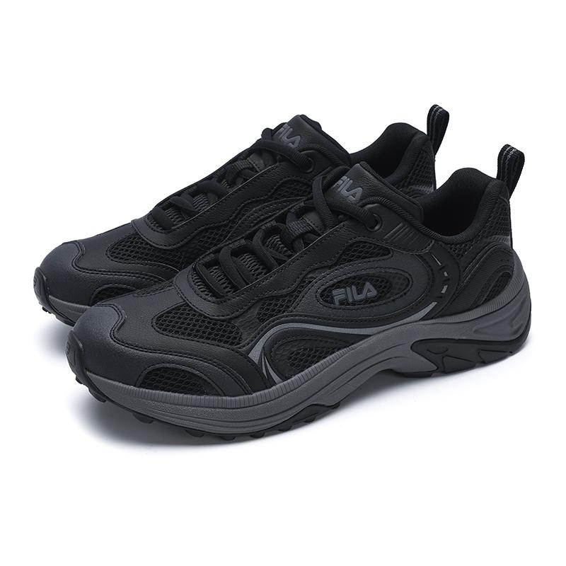 Fila Fluxion Повседневные кроссовки Модные Универсальные Трендовые Удобные Мужские кроссовки Черный Серый F12M532115FBC