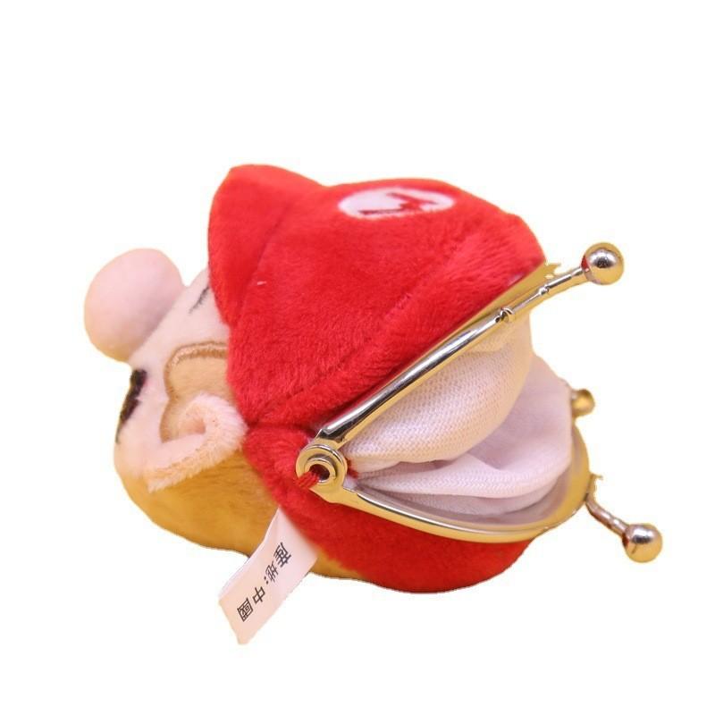 Супер Мягкая Плюшевая Кошелек для Монет Super Mario Очаровательный Плюшевый Брелок