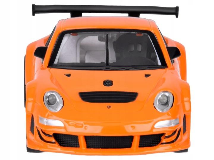 Auto Metalowe Model Porshe 911 Gt3 Rsr 1:32 Światło Dźwięk Kolekcja Za5054